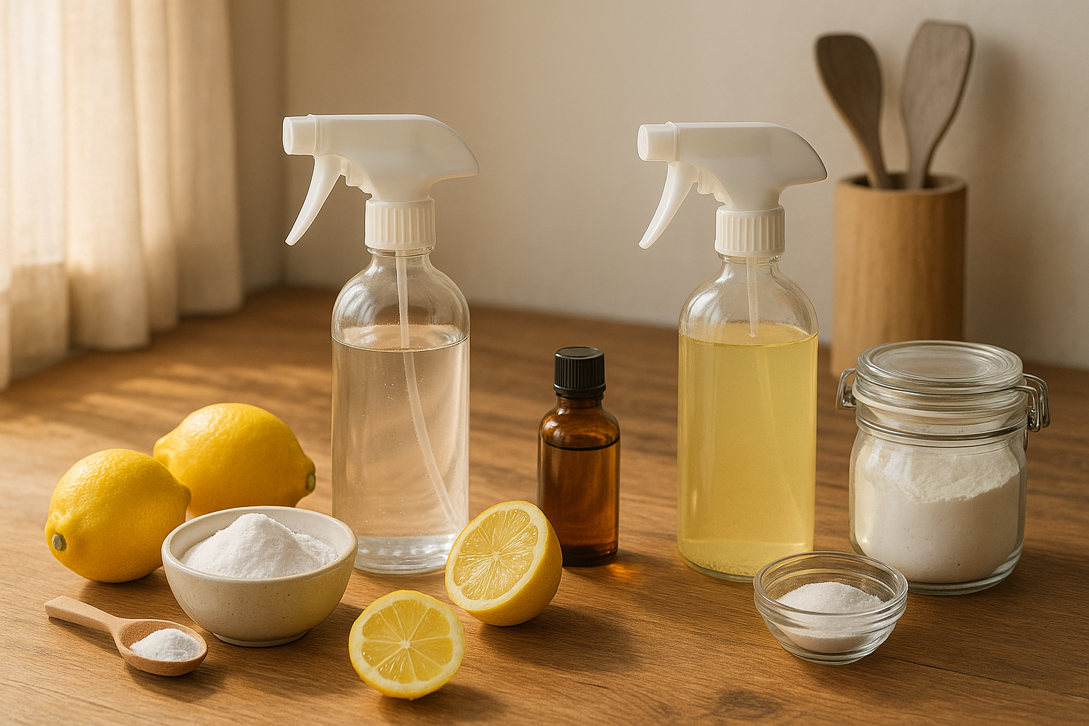 5 einfache DIY-Rezepte für natürliche Reiniger