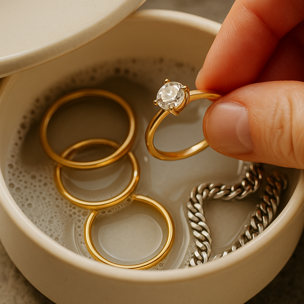 Gold- und Silberschmuck nachhaltig reinigen – ganz ohne aggressive Chemikalien