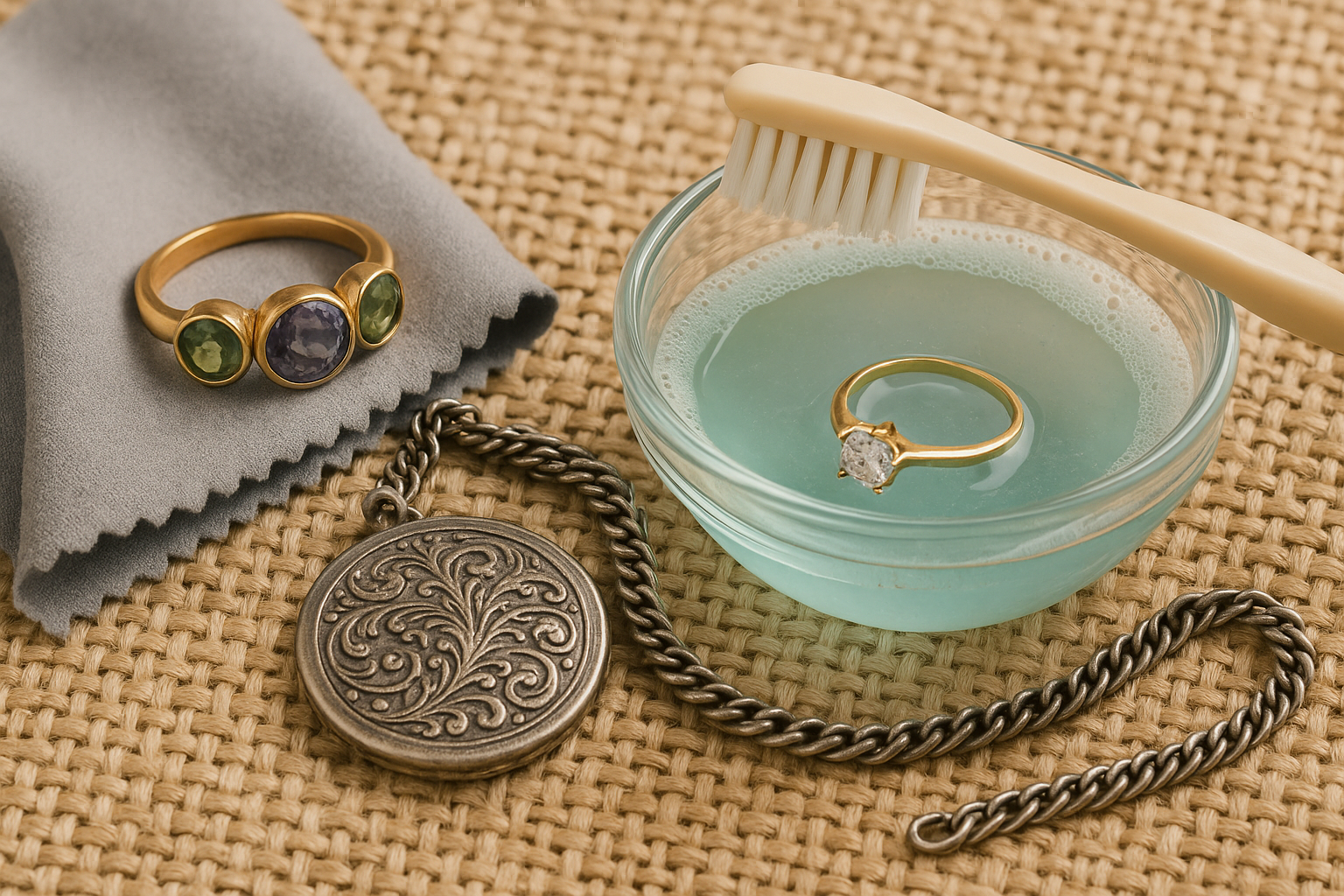 Gold- und Silberschmuck nachhaltig reinigen – ganz ohne aggressive Chemikalien