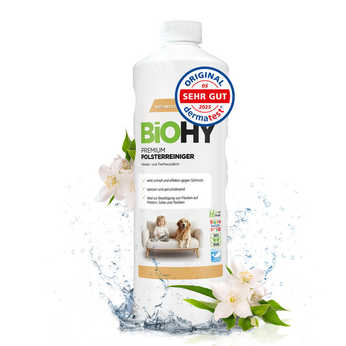 BiOHY Premium limpiador de tapicerías, limpiador textil, limpiador de tapicerías, limpiador de sofás