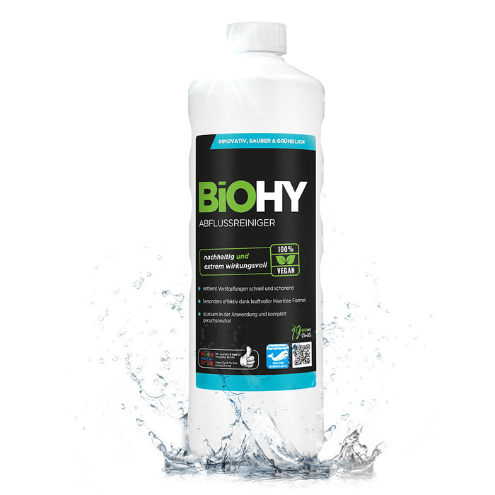 BiOHY Abflussreiniger, Rohrreiniger, Rohrfrei Mittel, Konzentrat