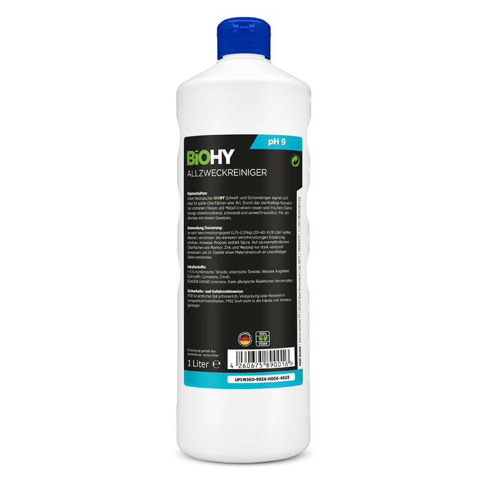 BiOHY limpiador multiusos, limpiador universal, concentrado orgánico