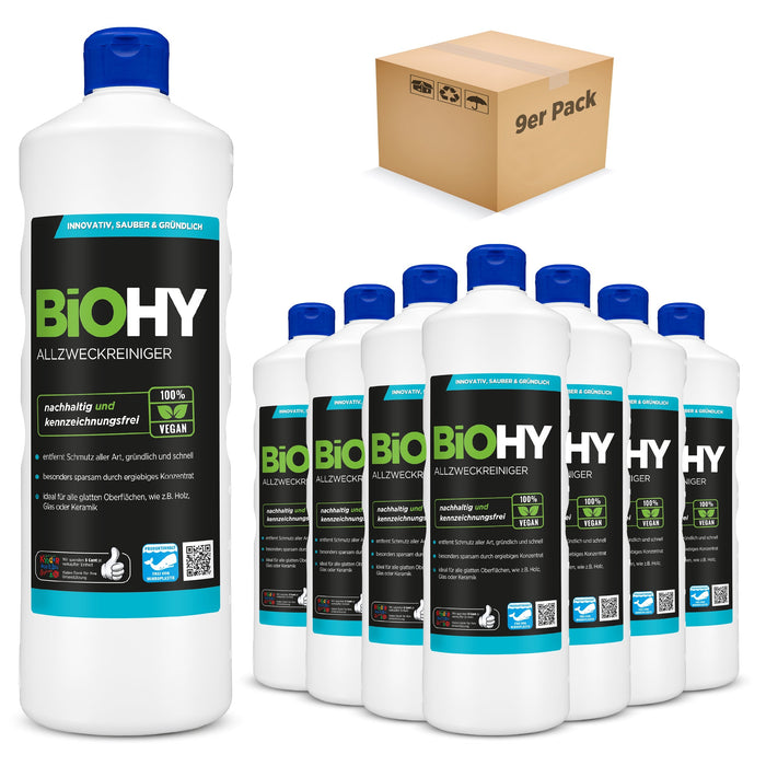 BiOHY limpiador multiusos, limpiador universal, concentrado orgánico