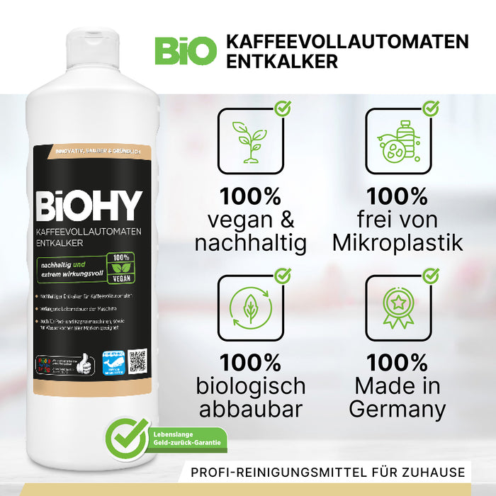 BiOHY fully automatic coffee machines Descaler, limescale remover, descaler, limescale remover, B2B
