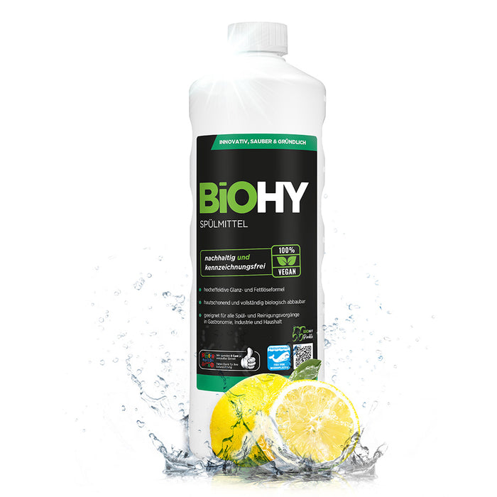 BiOHY lavavajillas líquido, lavavajillas líquido, lavavajillas a mano, lavavajillas detergente