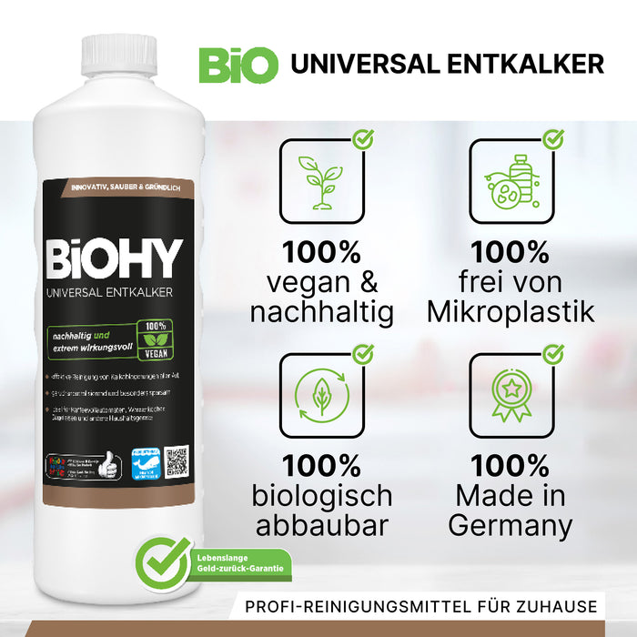 BiOHY universal descaler, limescale remover, limescale remover, descaler, B2B