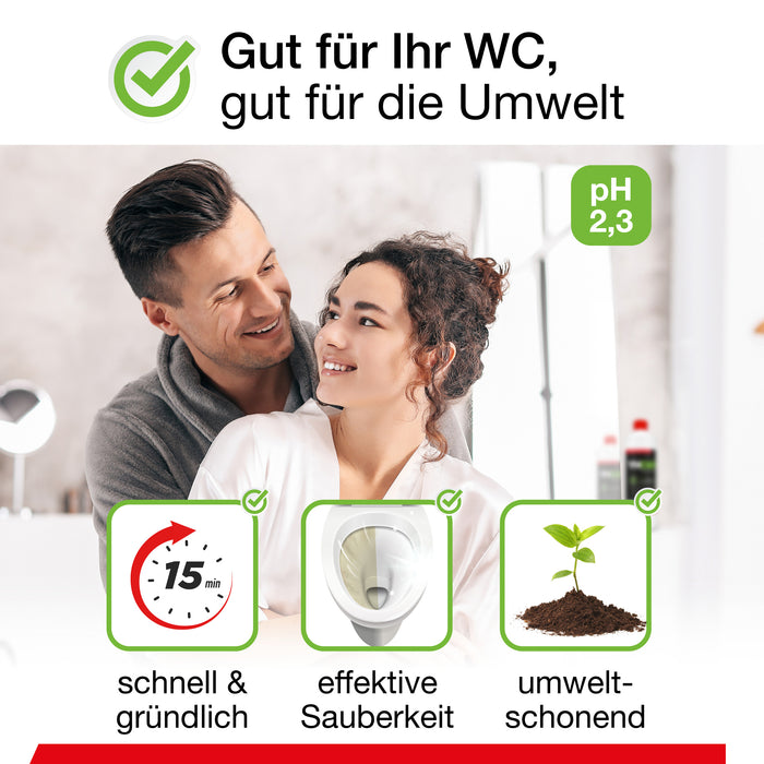 BiOHY WC-Reiniger, Toilettenreiniger, Urinsteinentferner, WC-Reiniger, B2B