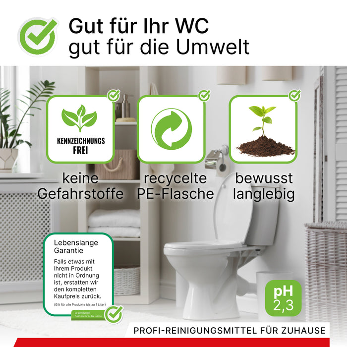 BiOHY WC-Schwan, Urinsteinentferner, WC-Reiniger, Toilettenreiniger, B2B