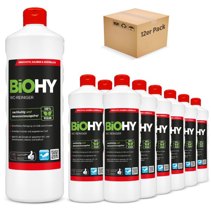 BiOHY WC-Reiniger, Toilettenreiniger, Urinsteinentferner, WC-Reiniger, B2B