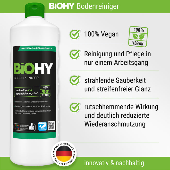 BiOHY set completo de limpiador profesional (botella 8x1l) + dosificador