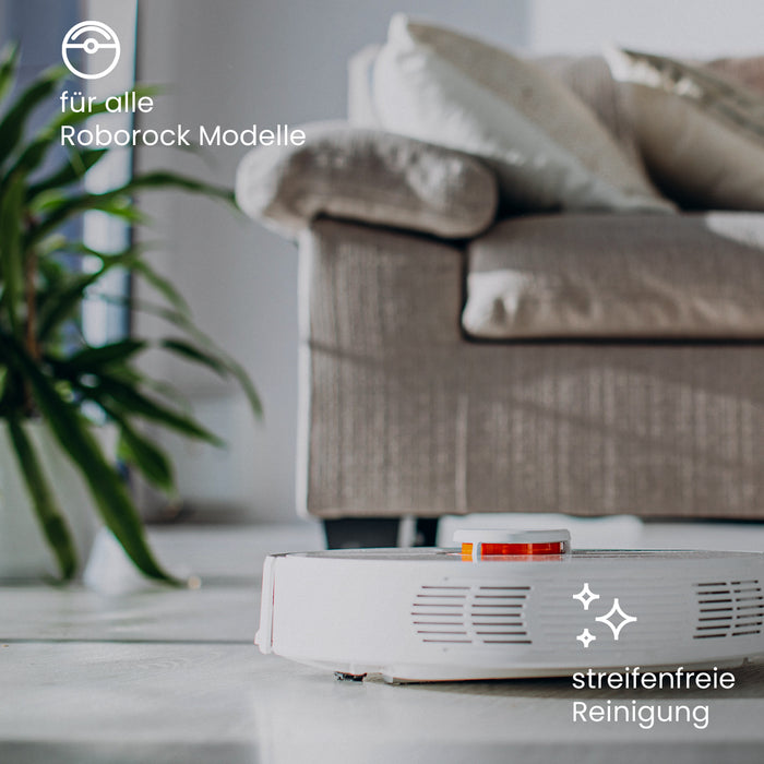 BiOHY Paños de microfibra para robots mopa Roborock, Roborock S8 / S7 / S7+/ S7 Maxv Ultra / Pro Ultra / S6 & S5, recambios y accesorios para fregadoras de suelos