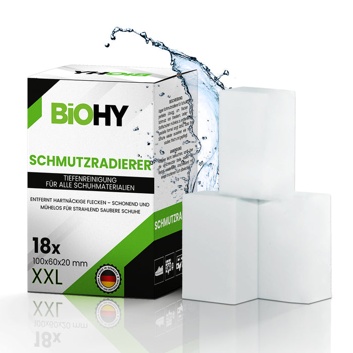 BiOHY Schmutzradierer - Zauberschwämme für Schuhe, Küche, Bad & mehr