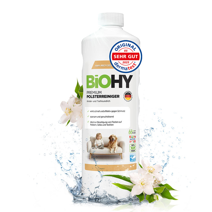 BiOHY Premium limpiador de tapicerías, limpiador textil, limpiador de tapicerías, limpiador de sofás