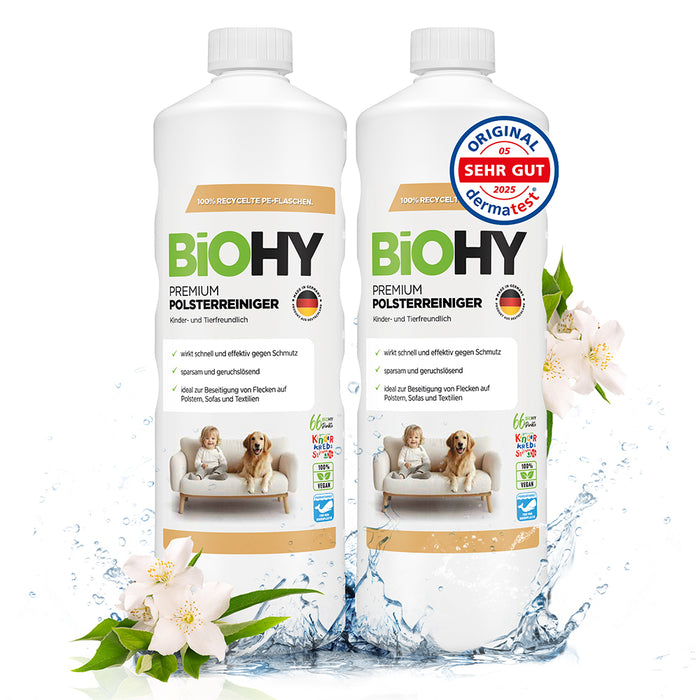 BiOHY Premium limpiador de tapicerías, limpiador textil, limpiador de tapicerías, limpiador de sofás