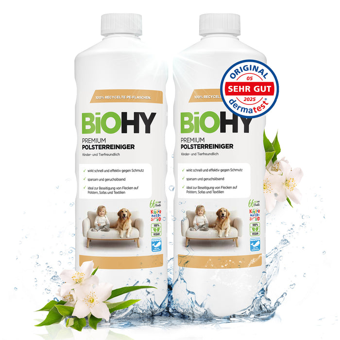 BiOHY Premium limpiador de tapicerías, limpiador textil, limpiador de tapicerías, limpiador de sofás