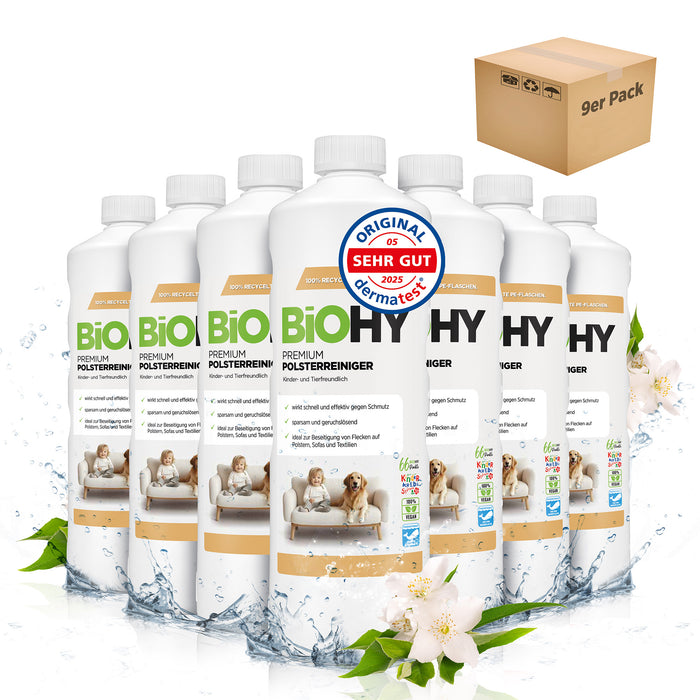 BiOHY Premium limpiador de tapicerías, limpiador textil, limpiador de tapicerías, limpiador de sofás