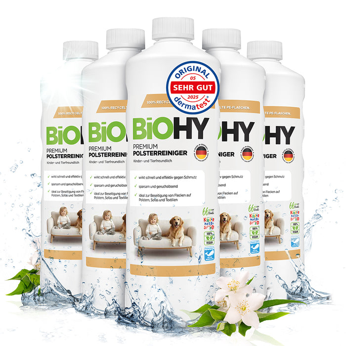 BiOHY Premium limpiador de tapicerías, limpiador textil, limpiador de tapicerías, limpiador de sofás