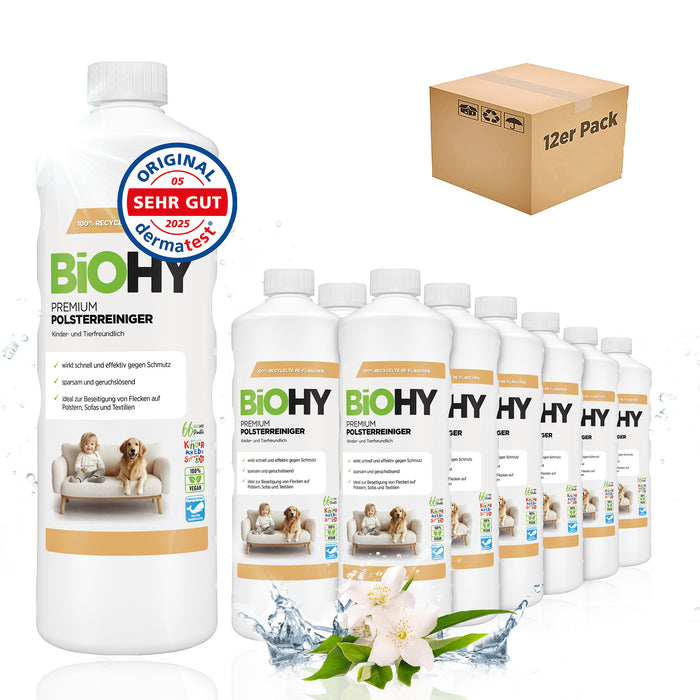 BiOHY Premium limpiador de tapicerías, limpiador textil, limpiador de tapicerías, limpiador de sofás