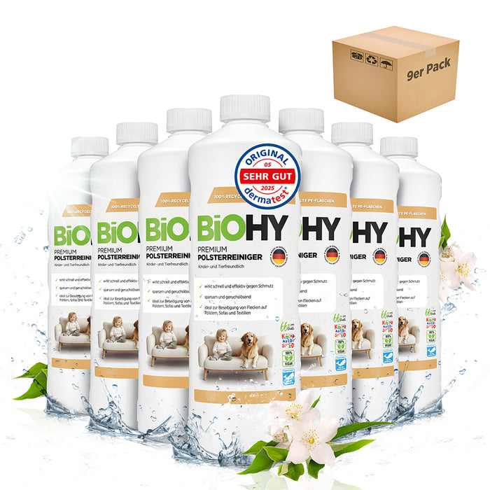 BiOHY Premium limpiador de tapicerías, limpiador textil, limpiador de tapicerías, limpiador de sofás