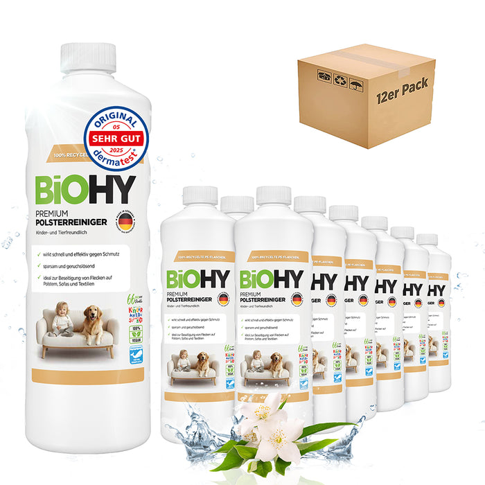 BiOHY Premium limpiador de tapicerías, limpiador textil, limpiador de tapicerías, limpiador de sofás