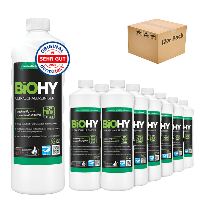 BiOHY ultrasonic cleaner, ultrasonic bath cleaner, ultrasonic cleaning agent, cleaner for ultrasonic device