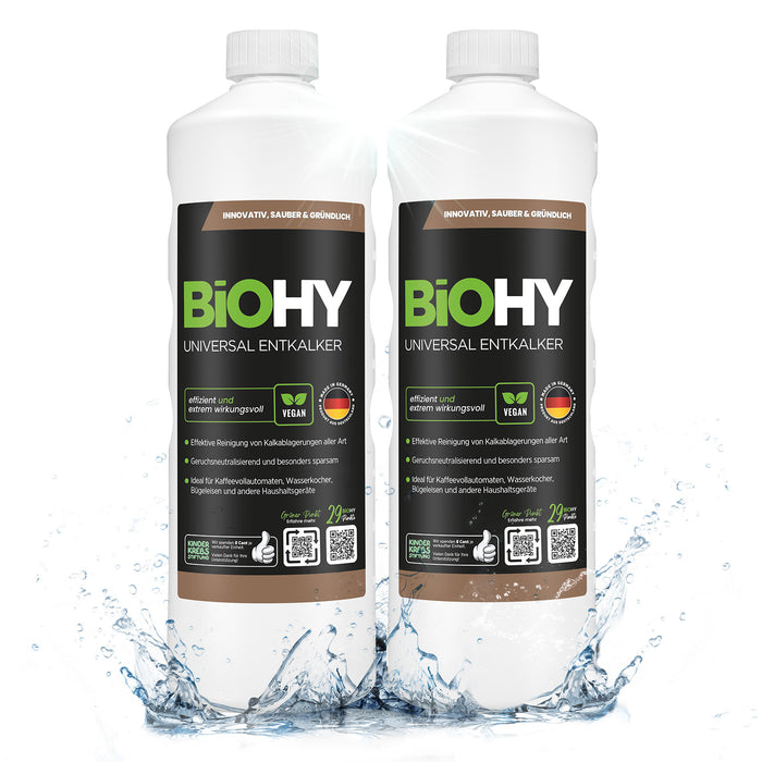 BiOHY universal descaler, descaler, organic limescale remover, limescale cleaner