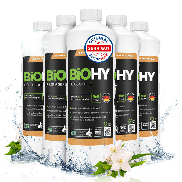 BiOHY Liquid Soap, Liquid Hand Soap, Face Soap, Sensitive Wash Lotion