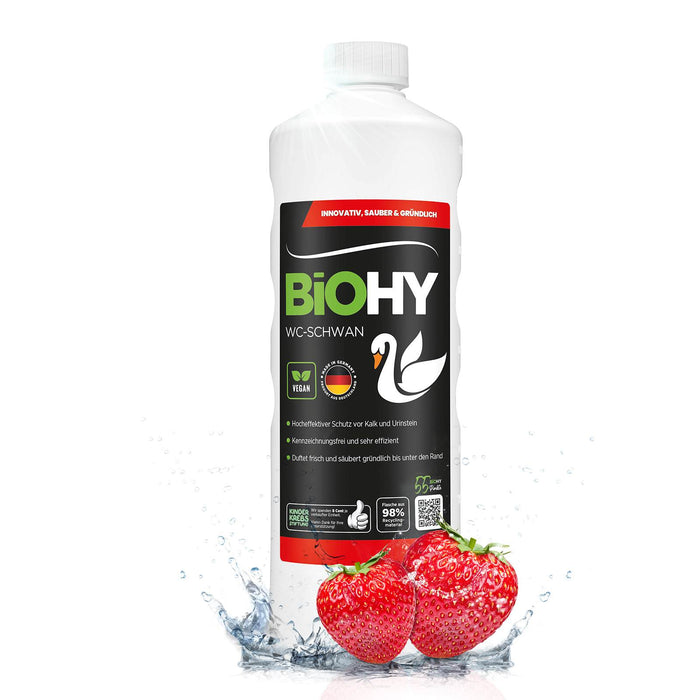 BiOHY WC-Schwan gegen Urinstein und Kalk in der Toilette