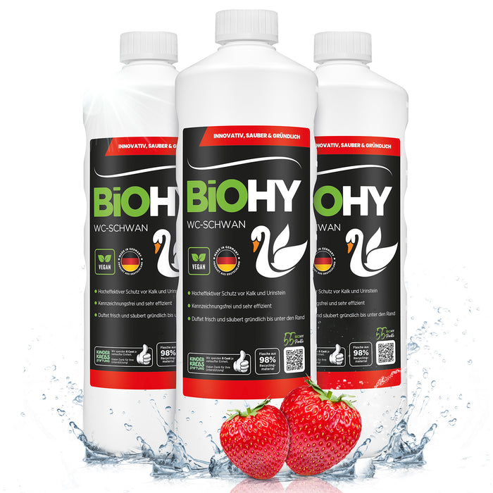 BiOHY WC-Schwan, Toilettenreiniger, WC-Ente, Kloreiniger