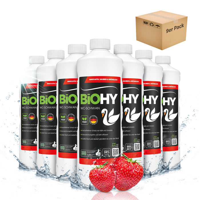 BiOHY WC-Schwan, Toilettenreiniger, WC-Ente, Kloreiniger