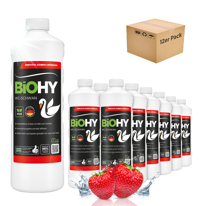 BiOHY WC-Schwan, Toilettenreiniger, WC-Ente, Kloreiniger