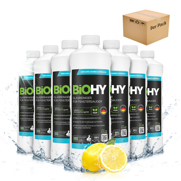 BiOHY Glasreiniger für Fenstersauger