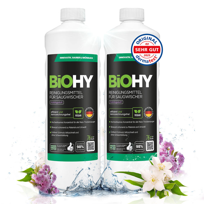 BiOHY Reiniger für Saugwischer mit Frühlingsduft