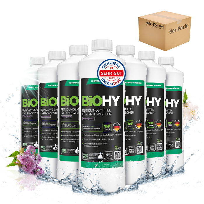 BiOHY Reiniger für Saugwischer mit Frühlingsduft