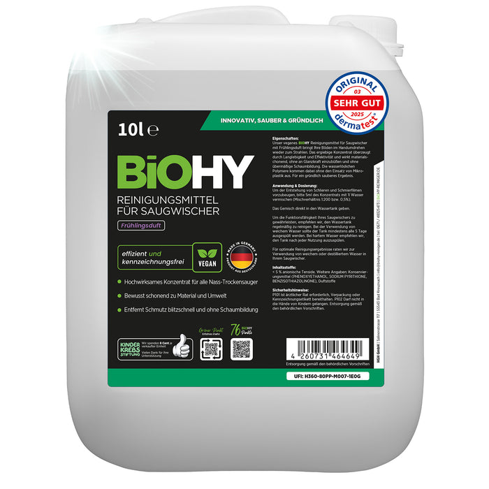 BiOHY Reiniger für Saugwischer mit Frühlingsduft