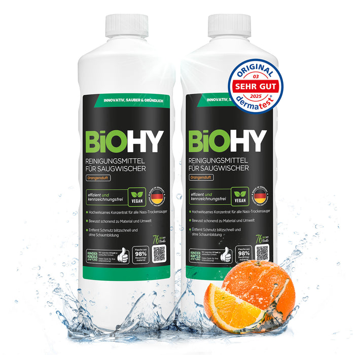 BiOHY Reiniger für Saugwischer mit Orangenduft