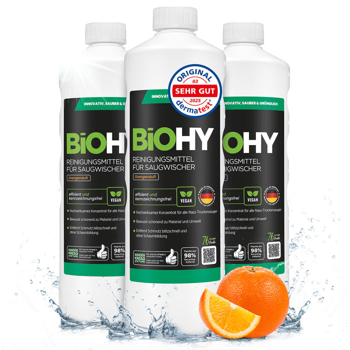 BiOHY Reiniger für Saugwischer mit Orangenduft