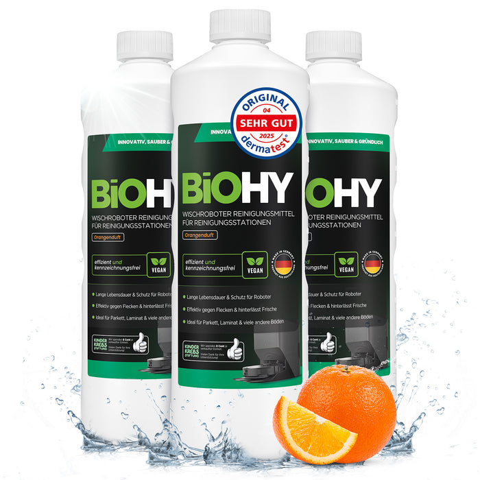 BiOHY Wischroboter Reinigungsmittel für Reinigungsstationen