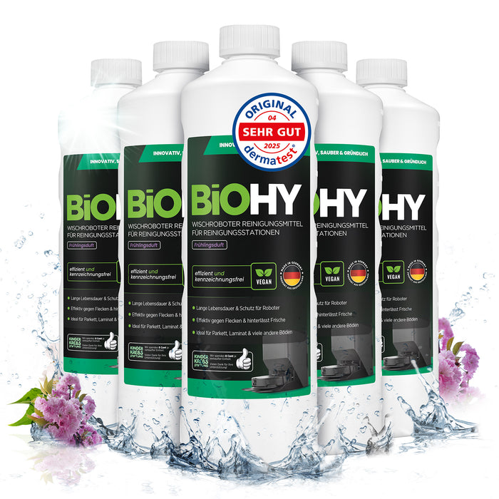 BiOHY Wischroboter Reinigungsmittel für Reinigungsstationen