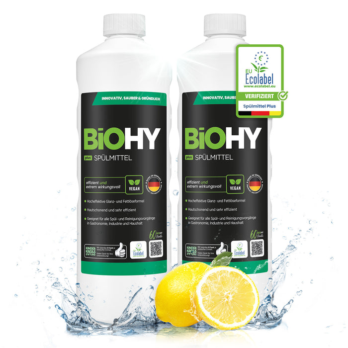 BiOHY washing-up liquid, dishwashing liquid, hand washing-up liquid, dishwashing liquid