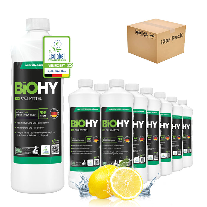 BiOHY washing-up liquid, dishwashing liquid, hand washing-up liquid, dishwashing liquid