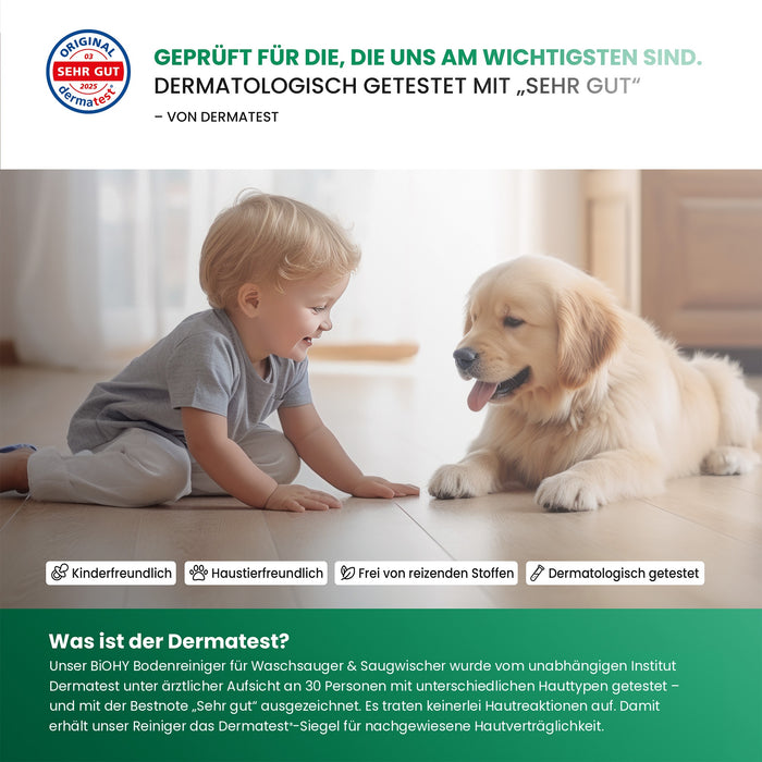 BiOHY Bodenreiniger für Waschsauger & Saugwischer