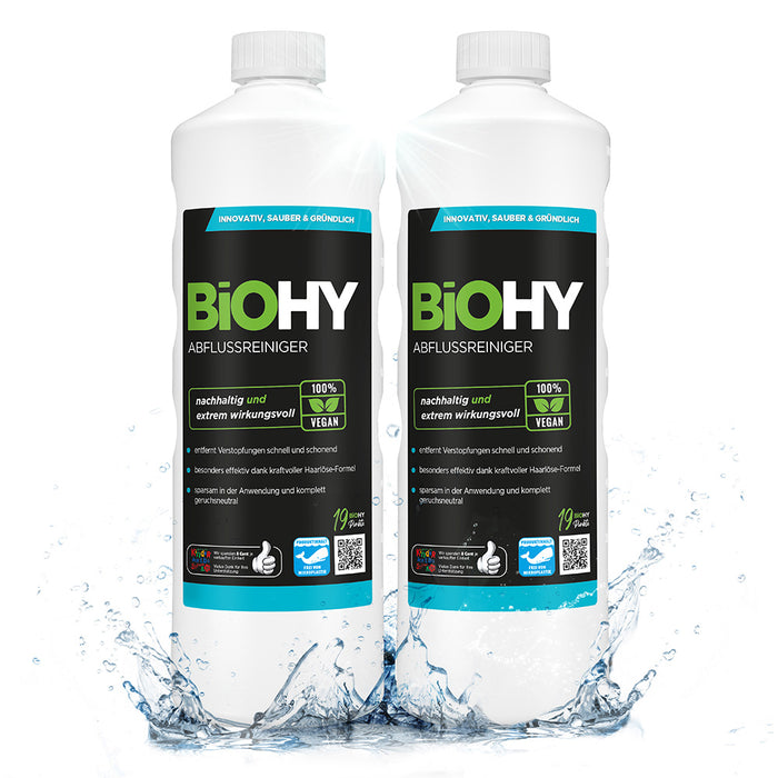 BiOHY Abflussreiniger, Rohrreiniger, Rohrfrei Mittel, Konzentrat