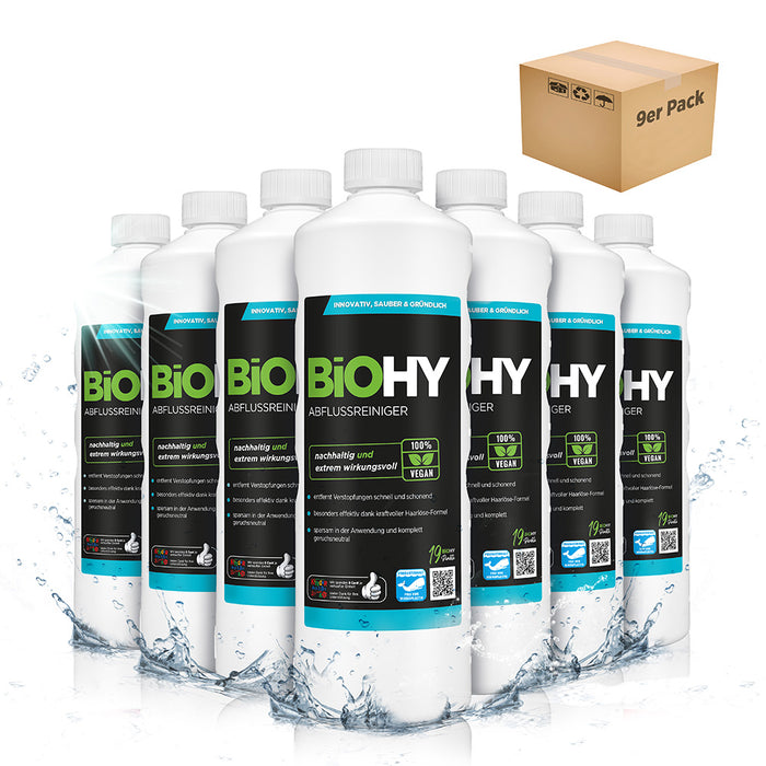 BiOHY Abflussreiniger, Rohrreiniger, Rohrfrei Mittel, Konzentrat