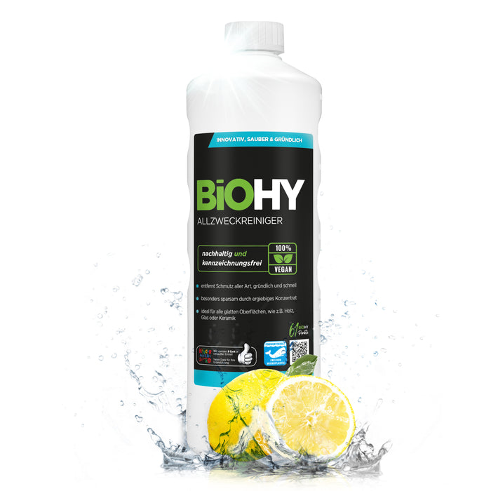 BiOHY limpiador multiusos, limpiador universal, concentrado orgánico