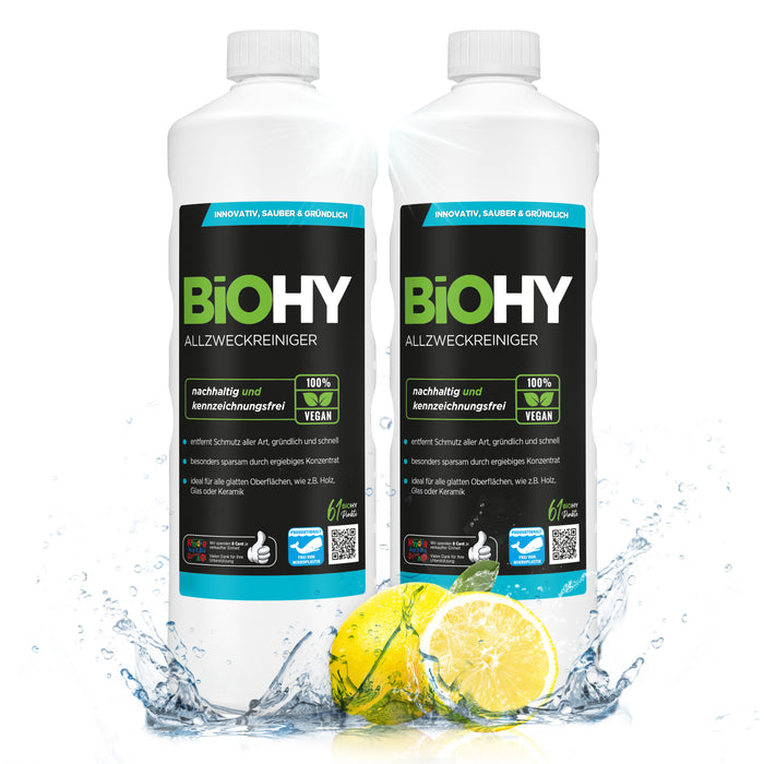 BiOHY limpiador multiusos, limpiador universal, concentrado orgánico