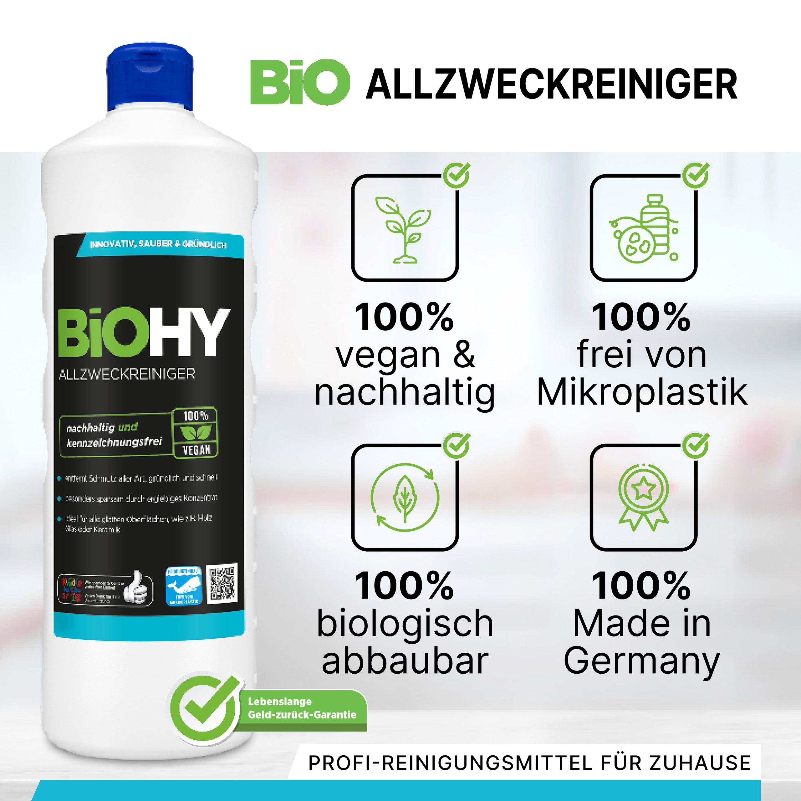 BiOHY Allzweckreiniger, Allesreiniger, Universalreiniger, Bio-Konzentrat