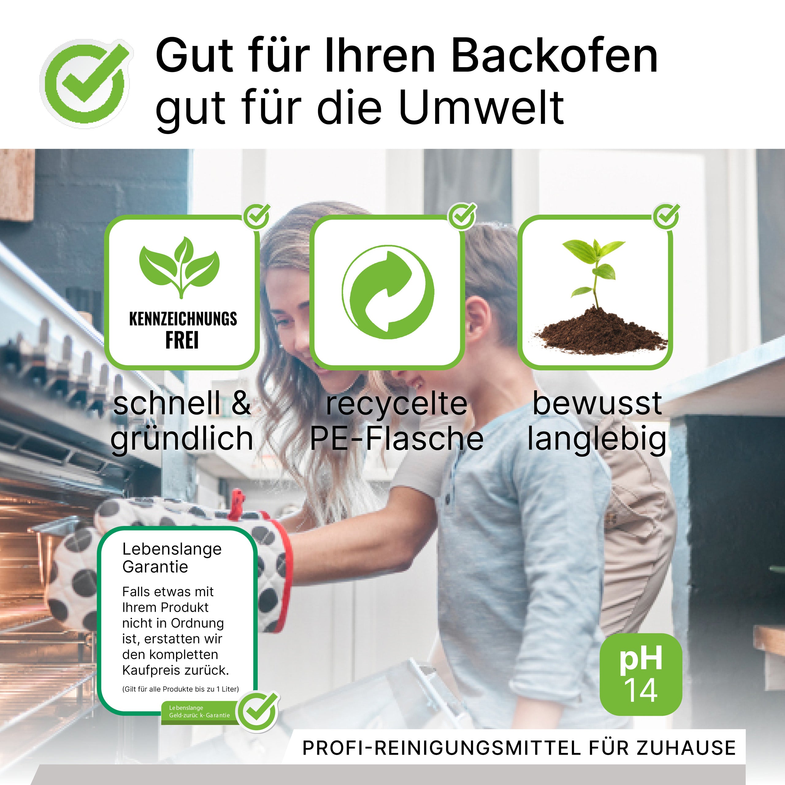 BiOHY Backofenreiniger, Backofenspray, Ofenreiniger, Fettlöser