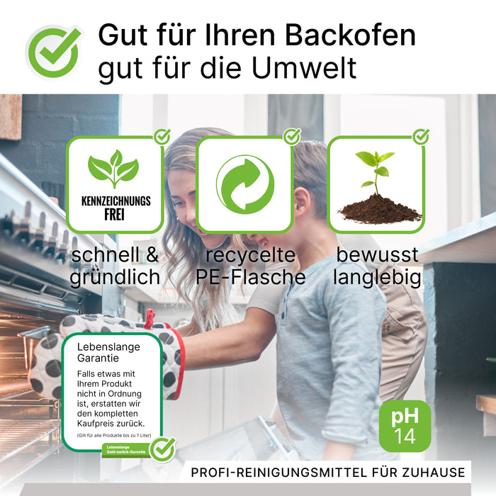 BiOHY Backofenreiniger, Backofenspray, Ofenreiniger, Fettlöser