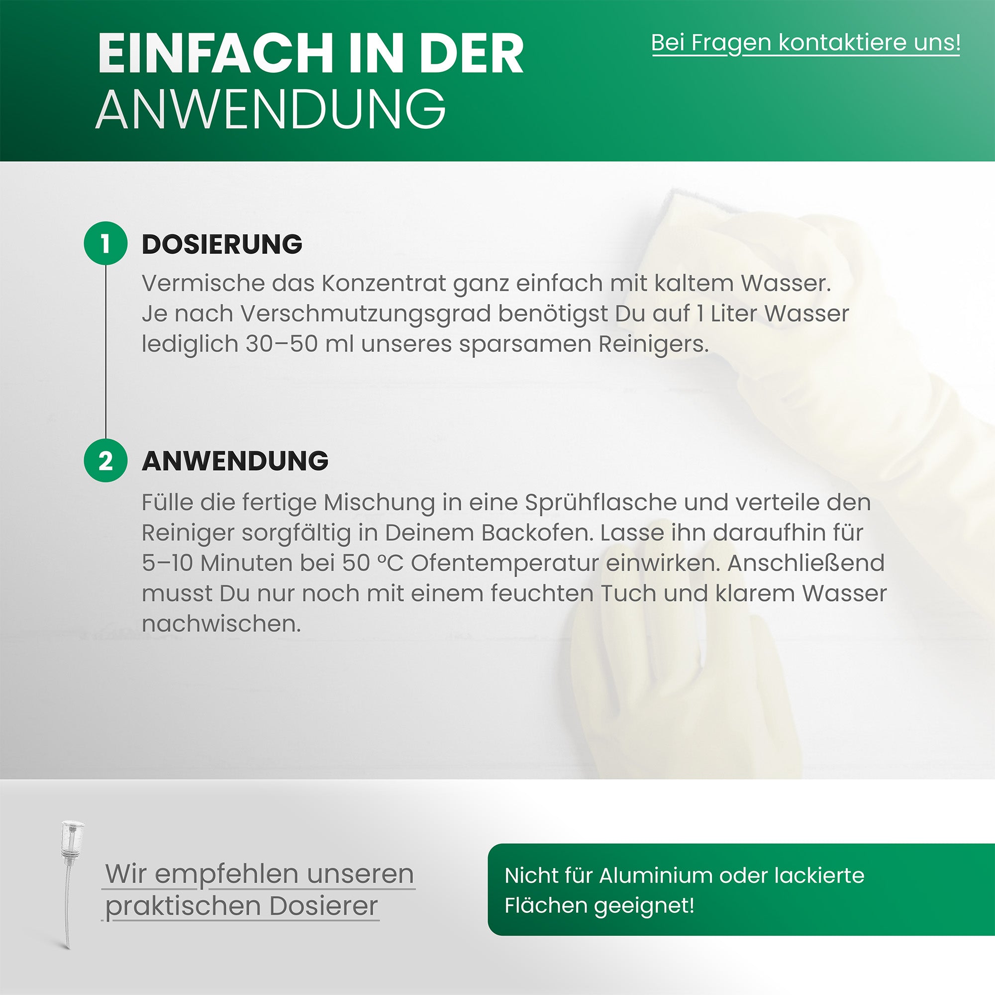 BiOHY Backofenreiniger, Backofenspray, Ofenreiniger, Fettlöser